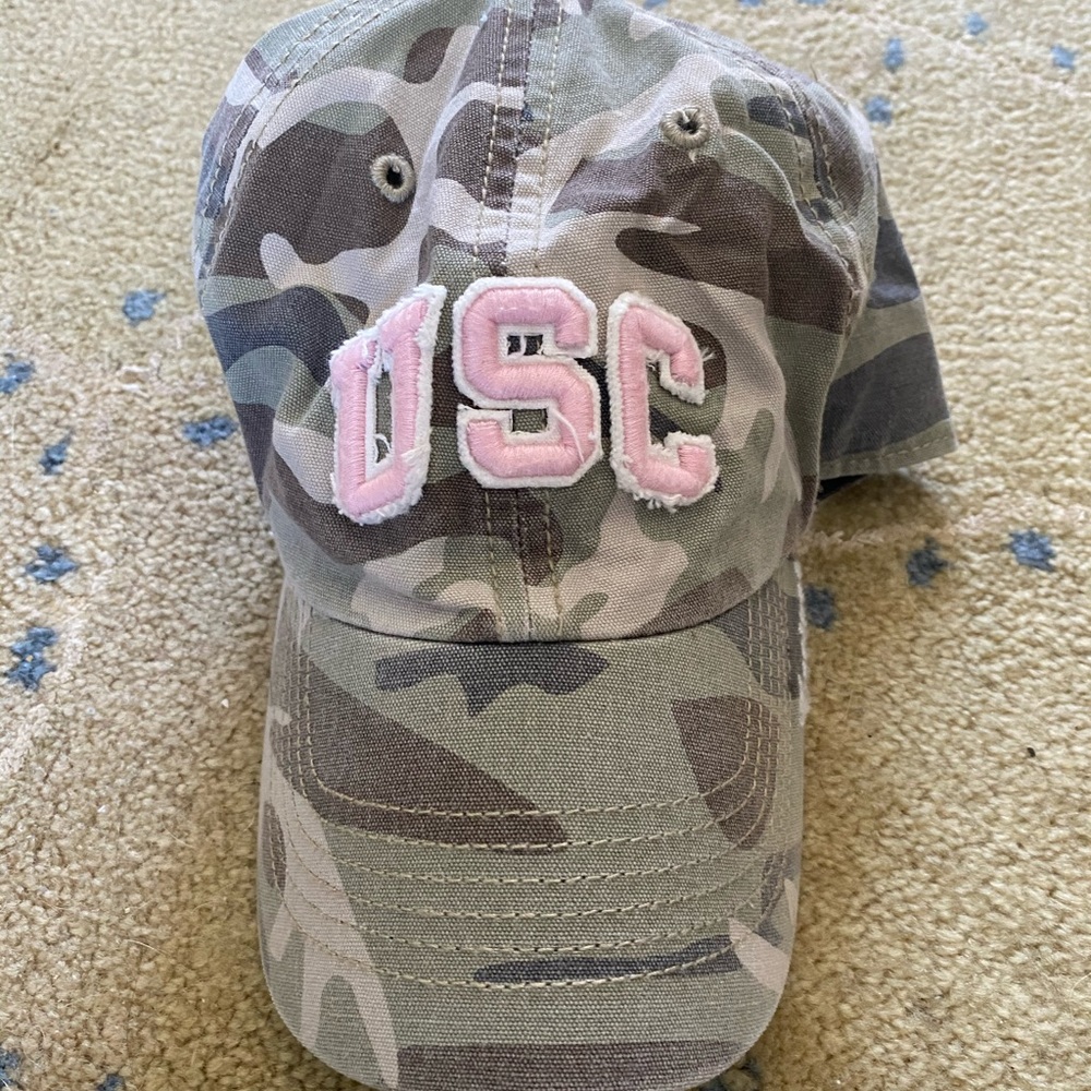 USC camo baseball cap